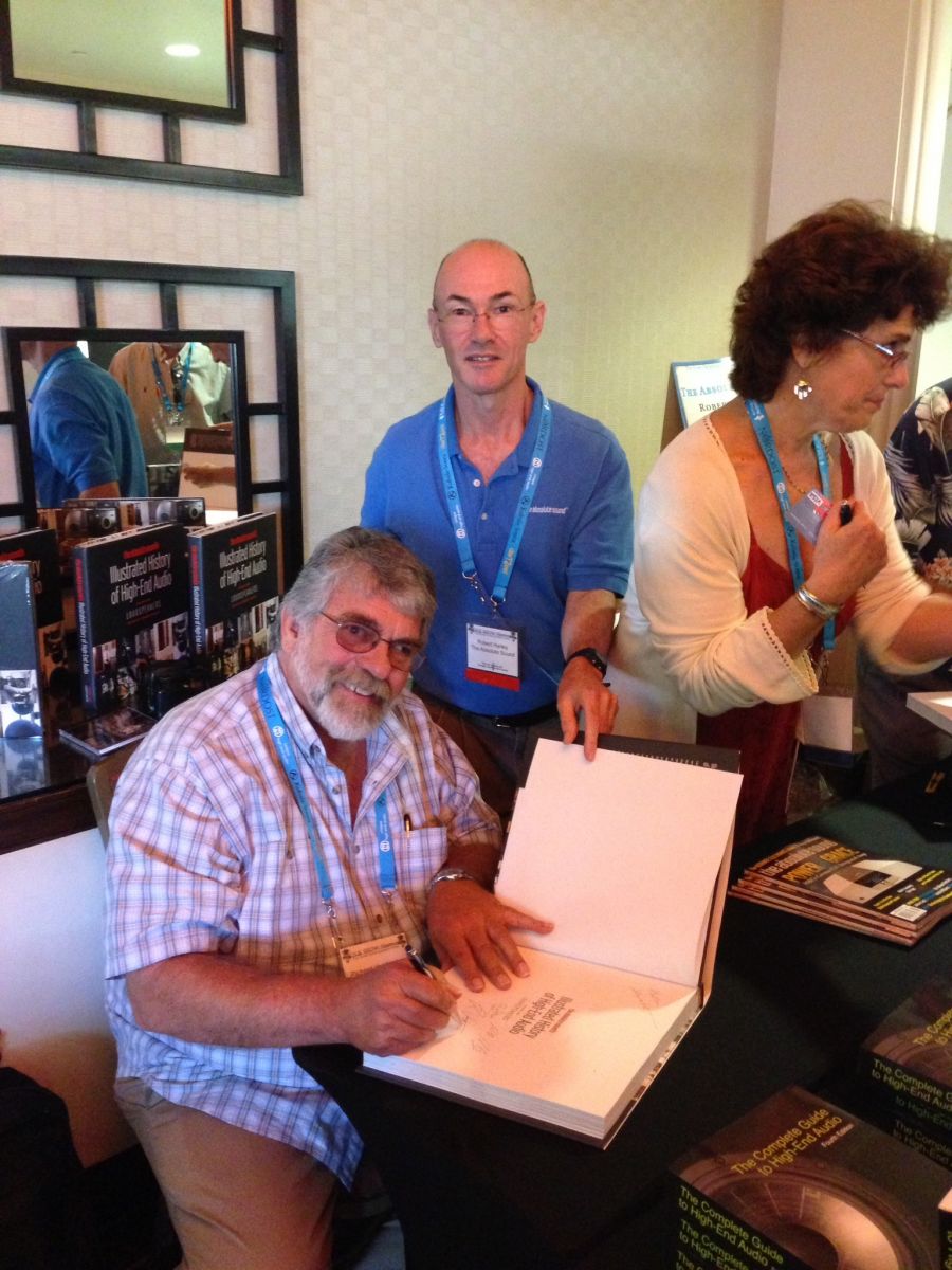 RV and TAS's Robert Harley Signing Autographs at T.H.E. Newport